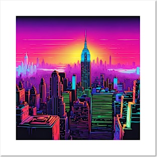 Synth City Posters and Art